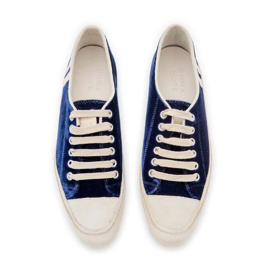 Women Emma Hope | Joe Sneaker Velvet Navy