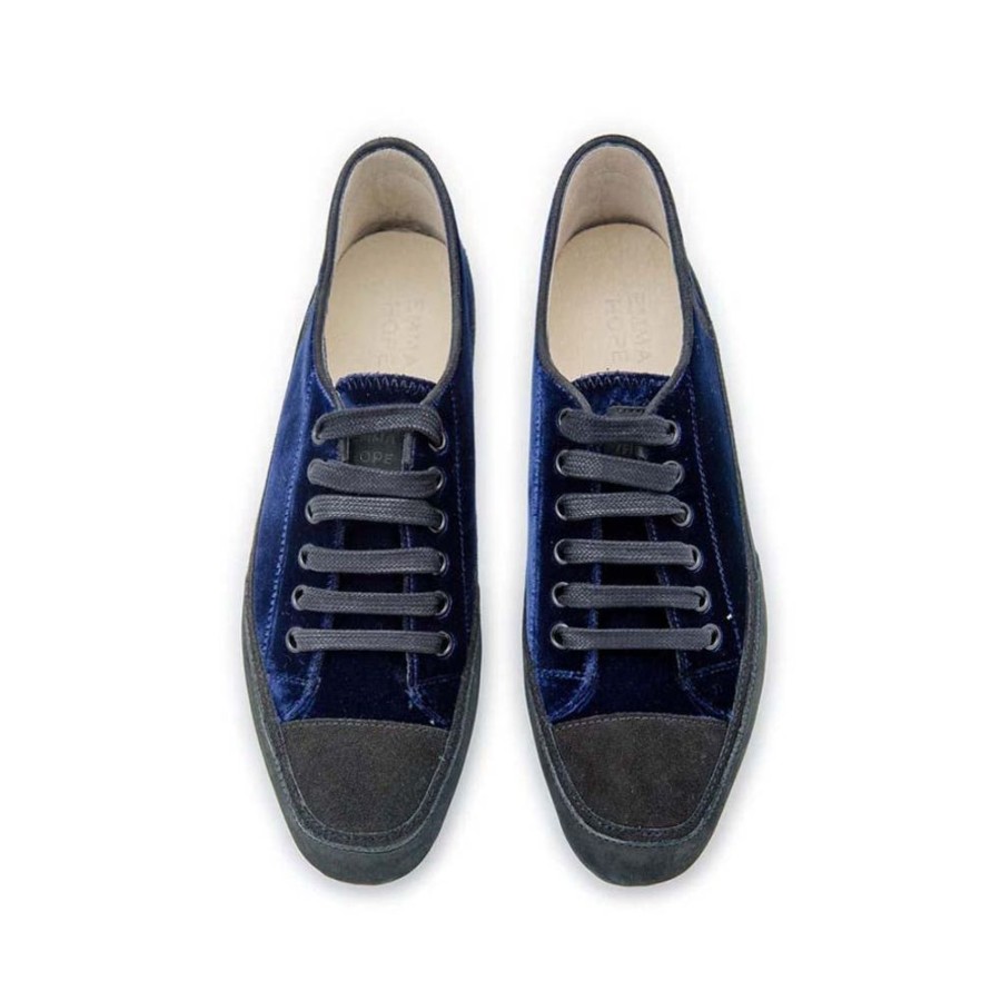 Women Emma Hope | Ab Joe Sneaker Velvet Navy