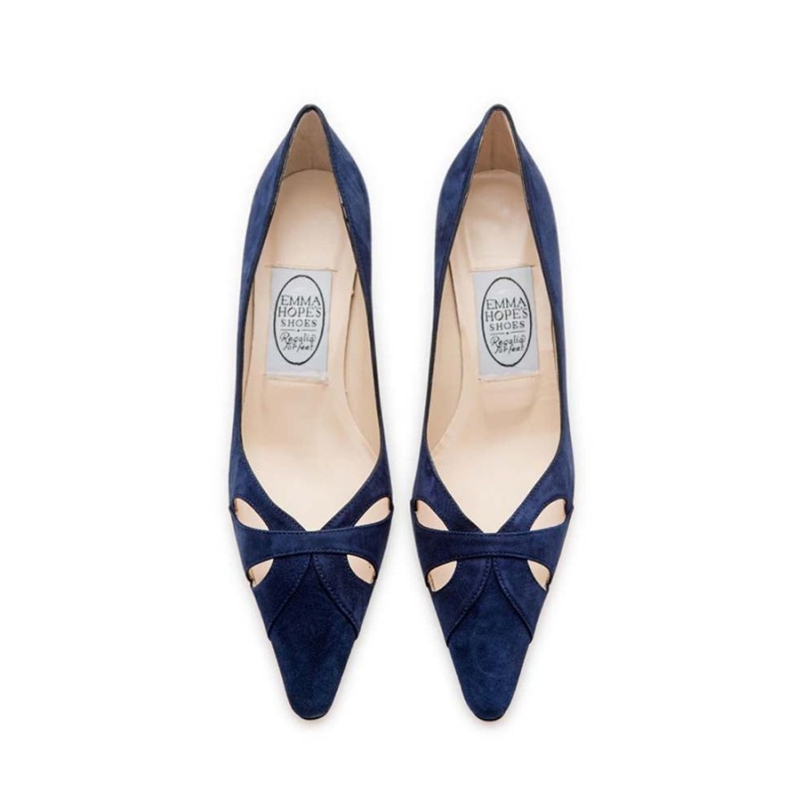 Women Emma Hope | 4 Piece Court Suede Navy