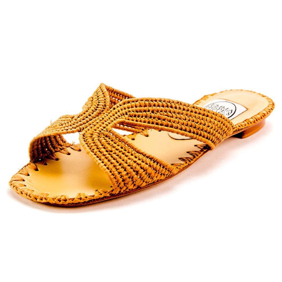 Women Emma Hope | Raffia H Sandal Tan