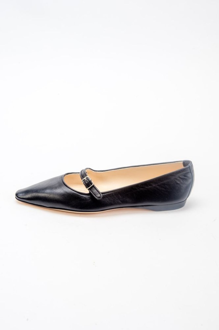 Women Emma Hope | 70'S Strap+Bar Shoe Low Ballet-Nappa Black