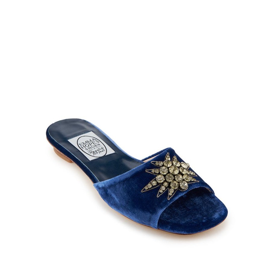 Women Emma Hope | Very Lucky Stars Open Mule Navy