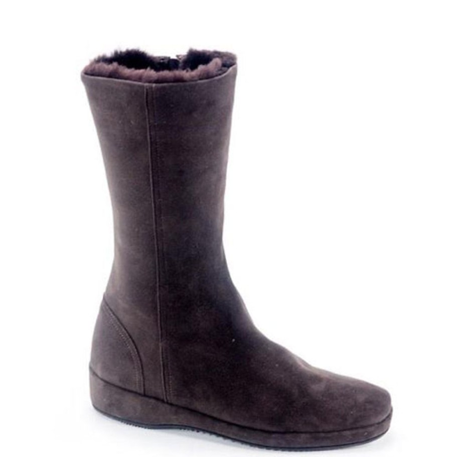 Women Emma Hope | Shearling New Mid Boot-Brown