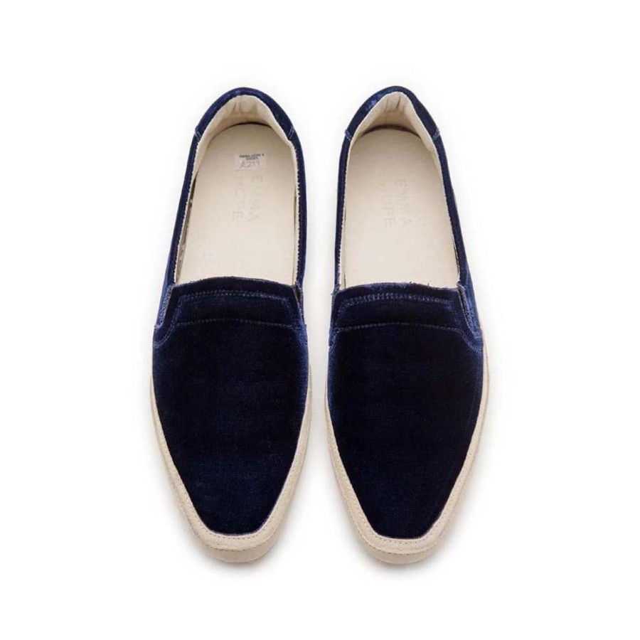 Women Emma Hope | Jack Sneaker Velvet Inky Blue