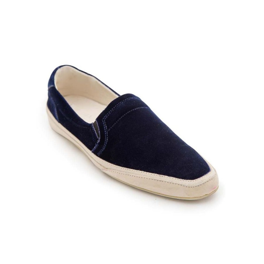 Women Emma Hope | Jack Sneaker Velvet Inky Blue