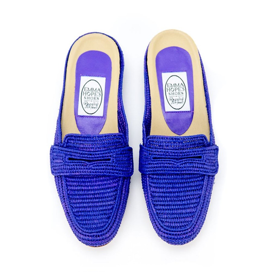 Women Emma Hope | Mocassin Raffia Mule China