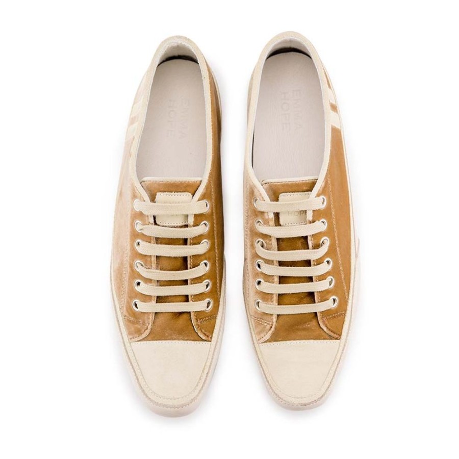 Women Emma Hope | Joe Sneaker Velvet Camel